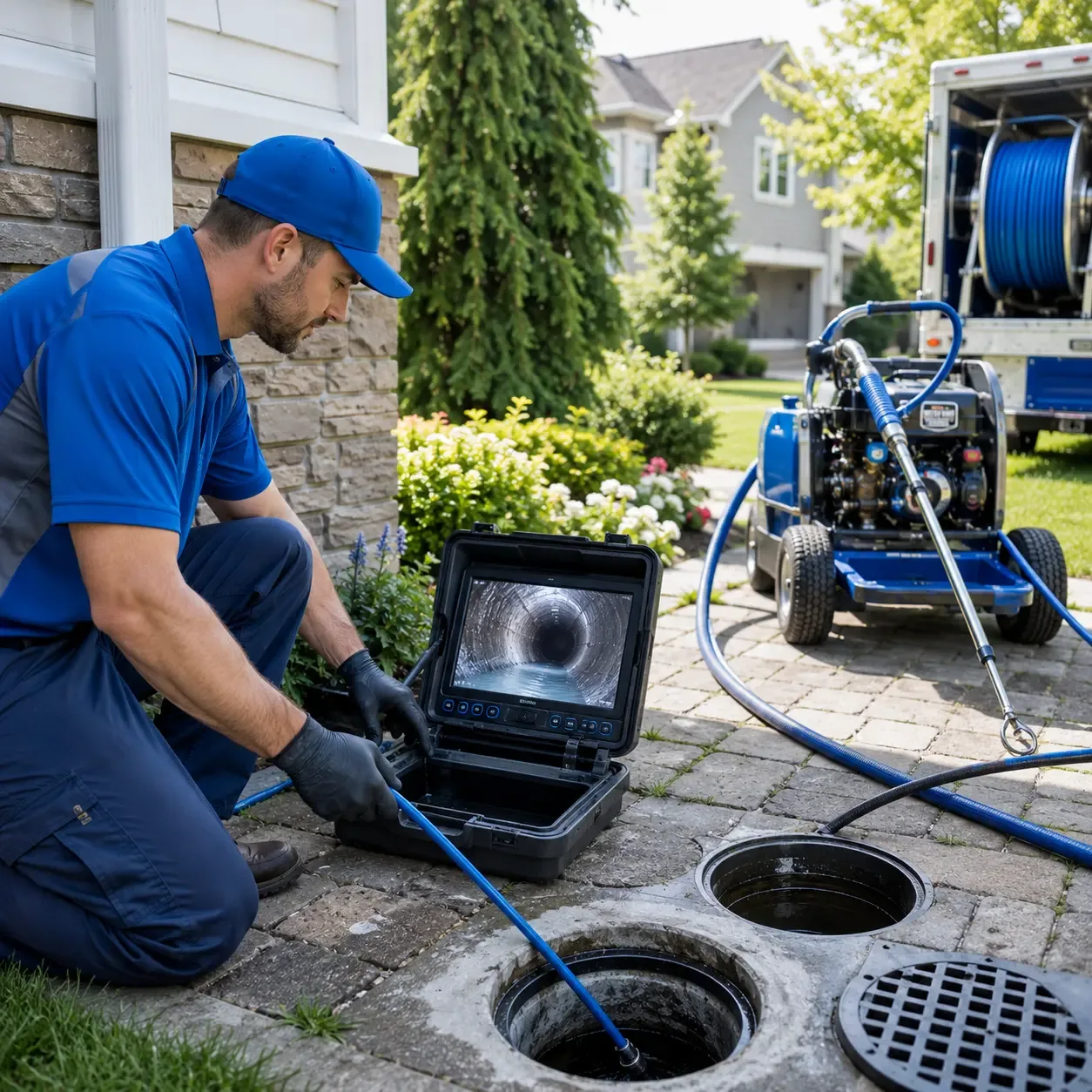 Outdoor drain cleaning professionals serving Dundee, IL